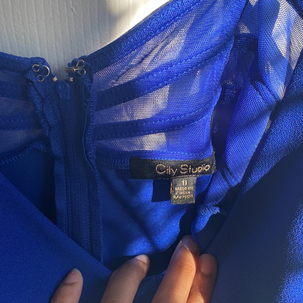 Royal Blue Mini Gown for Prom/Wedding - Picture 5 of 5
